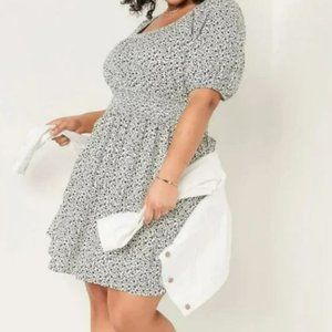 Old Navy Puff Sleeve Smocked Dress 3XL